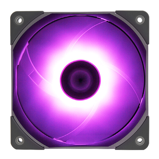 利民Thermalright TL-C12015L 12v RGB 7色风扇薄款风扇12cm散热风扇  TL-C12015L【两只装+4针1分3线】
