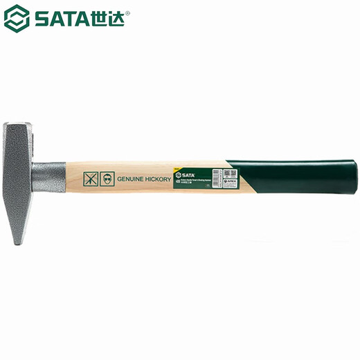 Shida (SATA) fitter's hammer wooden handle small hammer hardware duckbill hammer sheet metal hammer electrician hammer hand hammer flat hammer 92404 wooden handle fitter's hammer 500g