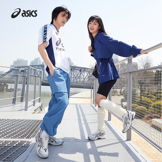 亚瑟士ASICS运动休闲鞋男女同款复古老爹鞋透气慢跑鞋运动鞋 GEL-1090 白色/银色 42.5