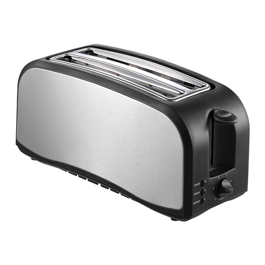 Shantou Lincun lazy breakfast machine steaming ready-to-eat toaster toast sandwich for work home toast European and American style factory direct sales T-07 double long slot 4 slices toast