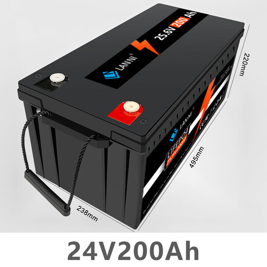 Blue reverse truck parking air conditioner start-up type 24V200ah power-free full-capacity lithium iron phosphate battery 24V150AH