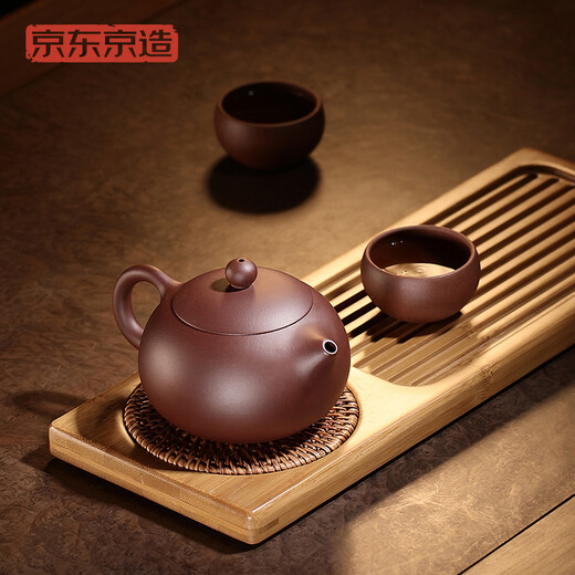 Made in Tokyo, Yixing handmade purple clay pot, original purple clay, tea making teapot, tea set, Xi Shi pot 210ml gift box