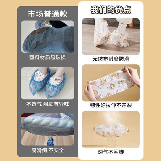 KUMBAZZ Disposable Shoe Covers Thickened Wear-Resistant Non-Woven Fabric Foot Covers Home Indoor Non-Slip Dustproof Shoe Covers Waterproof in Rainy Days Cartoon Disposable Shoe Covers*150 Pieces One Size KUMBAZZ Disposable Shoe Covers Thickened Wear-Resistant Non-Woven Fabric Foot Covers Home Indoor Non-Slip Dustproof Shoe Covers Waterproof in Rainy Days Cartoon Disposable Shoe Covers*150 Pieces One Size