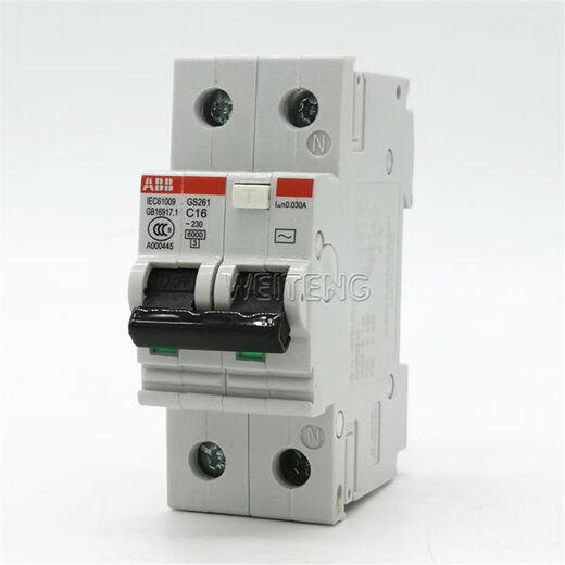 ABB leakage protector GS261-C16 Electric shock air switch with lighting protection socket 2P 16A GS261-C16/0.03 1P+N