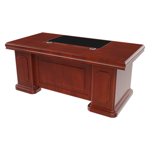 Welding axe (HANAXE) Chinese style boss desk desk president desk high-end atmospheric paint desk 160*80cm including side cabinets and activity cabinets