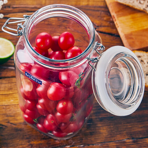 Scybe sealed jar wine container special bottle glass sealed jar pickle jar wine glass bottle Scybe 2100ml