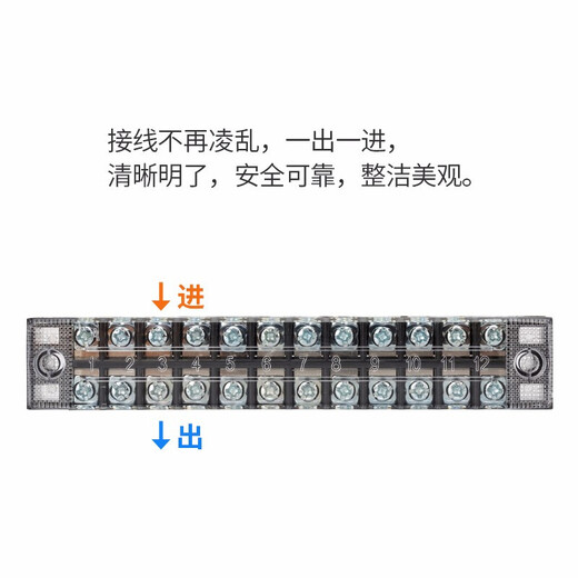 Connecteur de fil de borne de rail CHNT Câteur de câblage de la ligne de borne de ligne TC Série TC High Power Fire de courant élevé Colonne de courant TC-1504