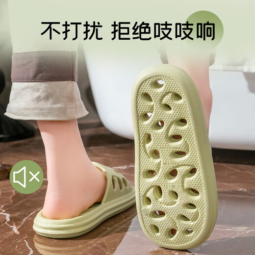 Lidani (Tzldn) Badezimmerschuhe baden für Frauen hohl und trocknen atmungsaktiven Sommerdusche Herren Non-Rutsch-Eva-Sandalen für Frauen