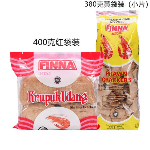 Wanglanchuan Indonesian shrimp chips imported from Feina large bag lobster chips original raw shrimp chips Fenga brand Thai shrimp chips need to be fried 400g red bags