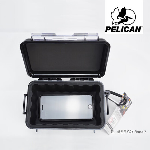 
PELICAN American PELICAN 1050 outdoor explosion-proof waterproof box mobile phone storage box Tangganese safety protection box digital camera protection box waterproof moisture-proof shock absorbing box yellow transparent