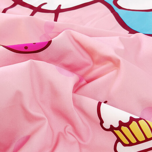 Nanjiren removable and washable multi-size cotton Sanrio sleeping bag, children's sleeping bag, baby quilt, dual-purpose baby anti-kick quilt, Apple KT 80*120cm+2 thin core spring and summer models
