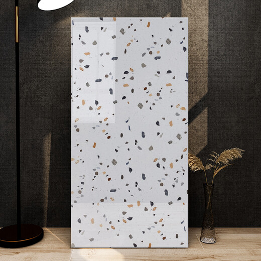 
Yuanjing Ceramic Tiles 600x1200 Bright-light terrazzo floor tiles Living room floor tiles Kitchen Bathroom Bathroom Wall tiles LG12003 600x1200mm