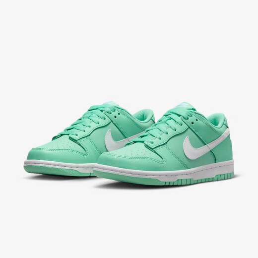 Nike (Nike) Dunk Low GS Sport Low Top Casual Shoes DX3363 Green und Weiß DH9765-302 35.5