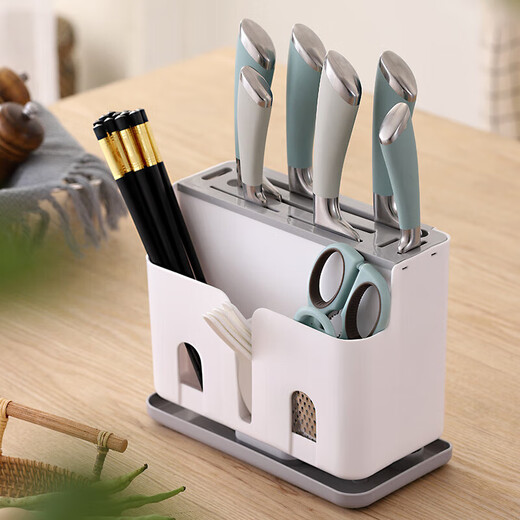 Maxcook knife holder kitchen storage rack drain rack chopstick rack storage rack random color MCWA726