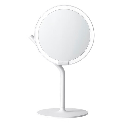 AMIRO makeup mirror with light led desktop dressing mirror mini2s smart light-filling beauty mirror for girlfriend and wife minimalist white