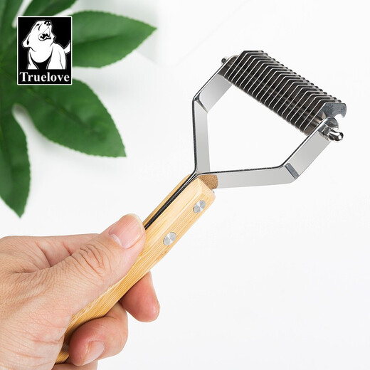 TRUELOVE pet dog and cat knot-opening comb to remove floating hair and comb brush to remove hair Teddy medium and large dog general massage comb M-20 teeth