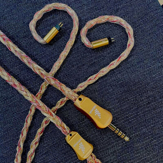Line -Künstler Angel Kiss IE900 IE600 Kopfhörer ausgeglichene Linie MMCX -Schnittstelle 0.78 2Pin HD800S M9 Flaggschiff Modell Sterling Silber Gold Plattiert + Kupfer Earphone Upgraded Kabel Xielantu 2. Generation/Shuer 846 2,5 mm Balance Head