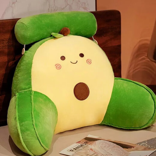 Selected bedside cushion soft bag large back sofa dormitory pillow bed reading student pillow dinosaur with zipper removable and washable home economic model 61.1*41*16 cm