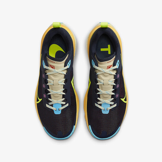 Sneakers Nike (Nike) pour femmes Kiger 9 Breffable Wear-Resistant Reconfort Amortification et chaussures de course de sentier légères DR2694-400 Bleu de mer Standard 35.5 / US5