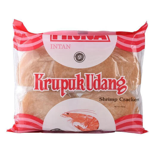 Wanglanchuan Indonesian shrimp chips imported from Feina large bag lobster chips original raw shrimp chips Fenga brand Thai shrimp chips need to be fried 400g red bags