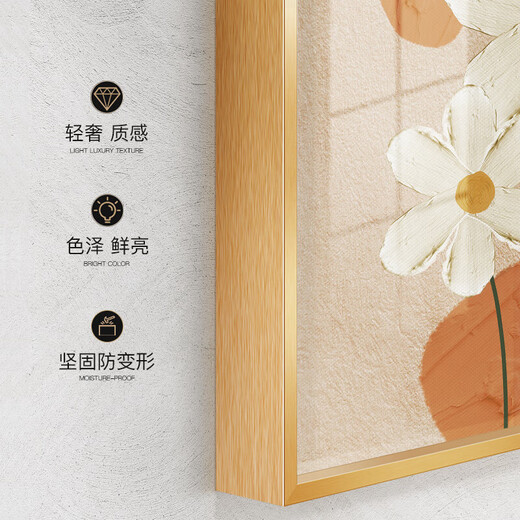 Long time no see cream style restaurant decoration painting harvest picture sofa background wall hanging painting living room mural