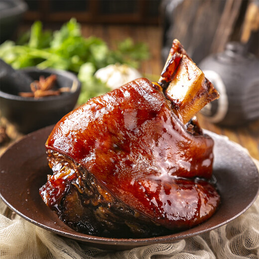 Shen Wansan Suzhou specialty Wansan Hoof Sauce Pork Knuckles and Hoofs Premade Dishes Delicatessen Cured Meat Holiday Gifts Ready to Eat 2Jin Jin is equal to 0.5kg