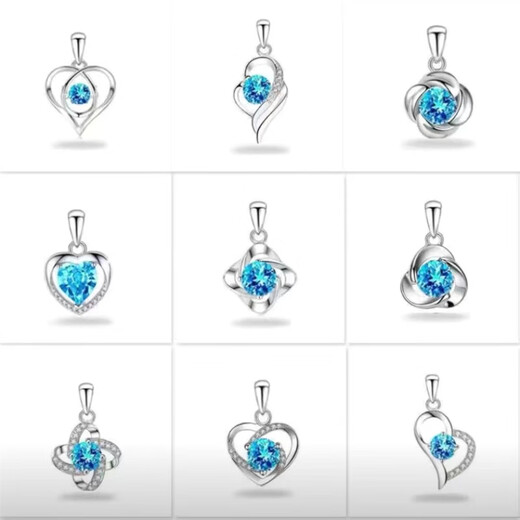 Platinum pendant single pendant 950 platinum women's platinum necklace single cupid white diamond