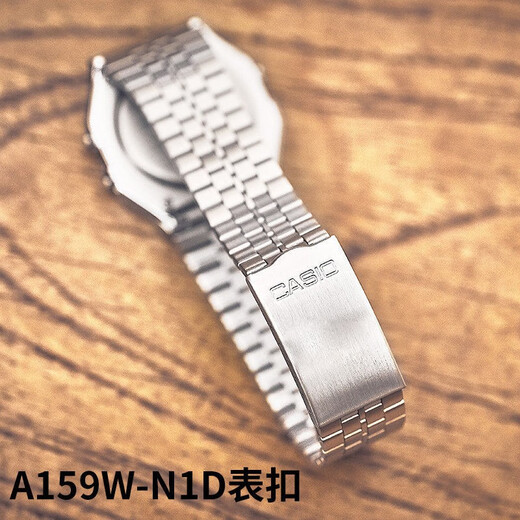 Casio (CASIO) sports waterproof retro classic small square student men and women small silver brick small silver block silver A159WA-N1D