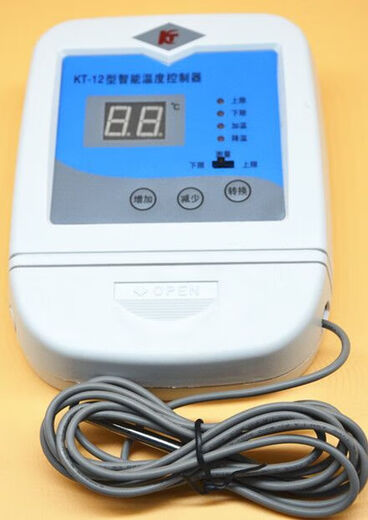 KT 12 Intelligent Thermostat Temperature Controller Greenhouse Hatchery Breeding Instrument + 2 Meter Steel Pole Probe