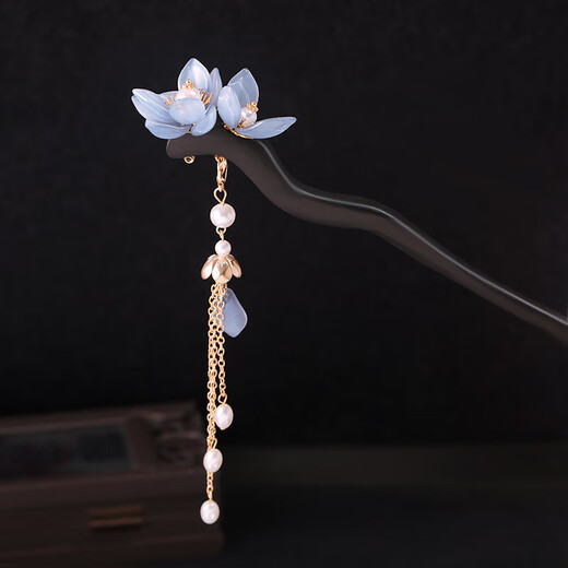 Hairpins, ancient style hair accessories, coiled hair, wooden hairpins, tassels, rocking hairpins, pendants, Hanfu headwear, cheongsam accessories