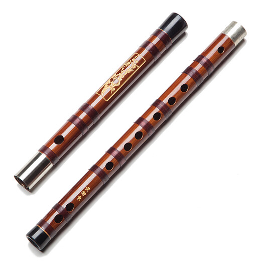Huang Weidong's professional grade exam bitter bamboo plays flute for five years bitter bamboo plays flute bitter bamboo flute bamboo flute ancient bagpipe E-tune 2 double insert (carved style) + full set of accessories