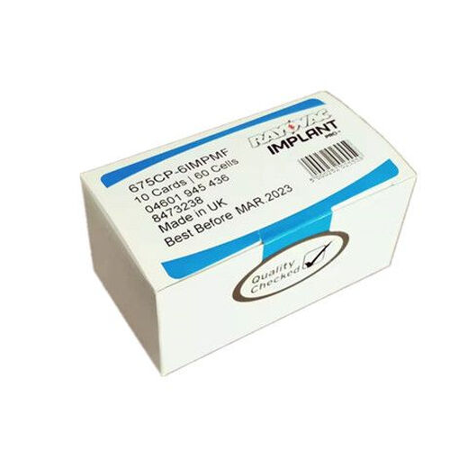 60 Cochlear Special Battery A675P Künstliche australische Österreichische Knopf Elektronik 1.45V Britische Cochlea -Batterie -Box =