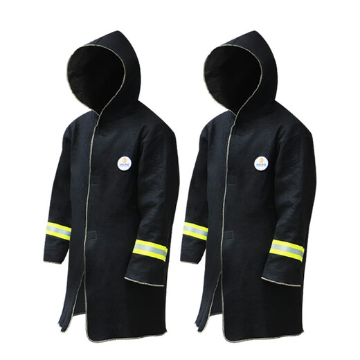Zhongjia Wo'an fireproof clothing carbon fiber fireproof clothing household fire extinguishing blanket fire blanket cloak clothes fire escape equipment carbon fiber fireproof clothing-extended version