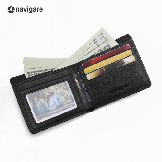 navigare意大利小帆船钱包男士牛皮短款休闲钱夹皮夹卡包父亲节礼物