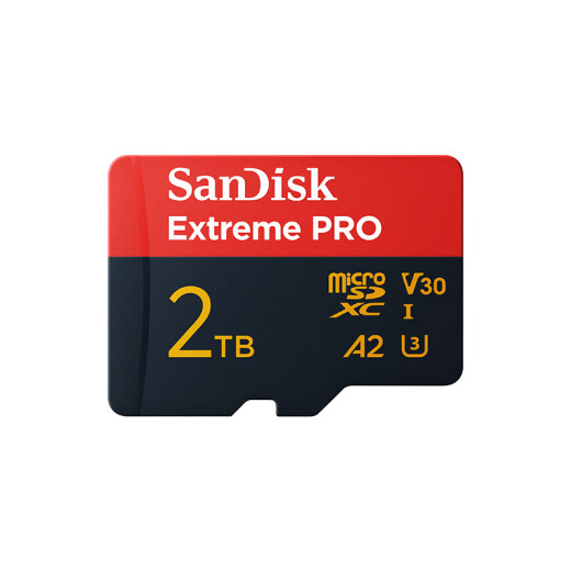 SanDisk 2TB TF (MicroSD) memory card A2 5K/4K V30 U3 C10 Supreme Super Speed ​​Mobile Memory Card Reading Speed ​​250MB/s Write Speed ​​150MB/s