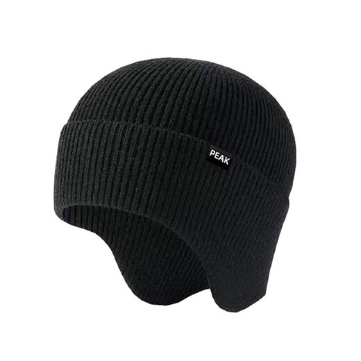 Peak wool hat autumn and winter thickened ear protection warm outdoor cold and windproof knitted hat for men and women