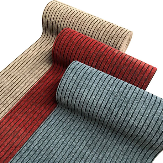 Dirong carpet stripes 1.2 meters wide * 1 meter long black and gray