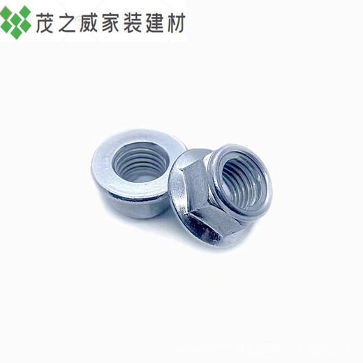 XMSJGB6187金属嵌入式锁紧螺帽六角金属自锁螺母法兰自锁M10*14边 0*14边