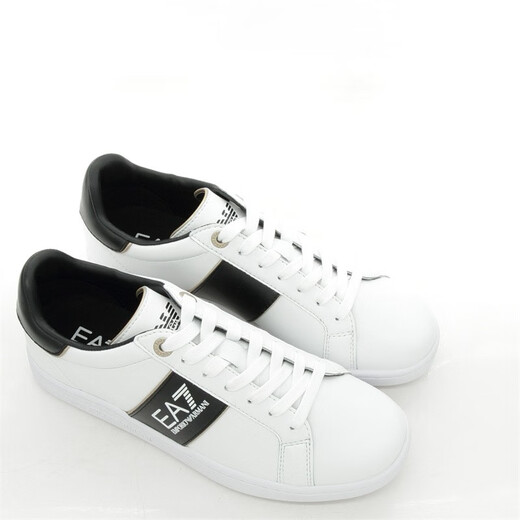 
ARMANI/Armani EA7 Men's genuine leather versatile low top casual shoes X8X102 XK346 Black M826 40.5