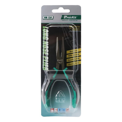 Pro'skit PM-736-CL zweifarbige Zähne mit Zähne mit Zierzellen Drahtstripper Drahtschneider Elektriker Zierzüge Klemme Zierzangen Haushaltsvisoren