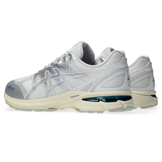 ASICS Chaussures pour hommes Gel-Terrain GTX automne et hiver Nouveau imperméabilisation d'usage antidérapant sans glissement extérieur chaussures de sport pour hommes riz gris-blanc 1203a457-100 37