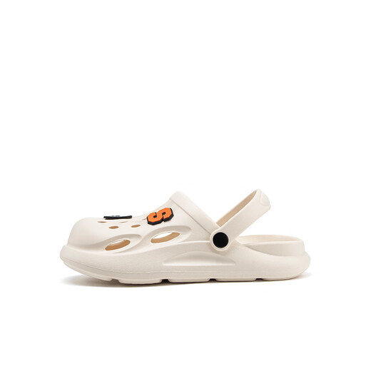 Snoopy Snoopy Kinderschuhe Kinderschuppschuhe Fashion Casual Casual Casual Schuhe Neue Sommerhaus All-Match-Gartenschuhe für Männer und Mädchen Weiß 23-24 Fuß Länge 15.5-16,2 cm