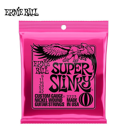 
ERNIE BALL American-made EB electric guitar strings ErnieBall electric guitar strings 6 set 2223 classic model
