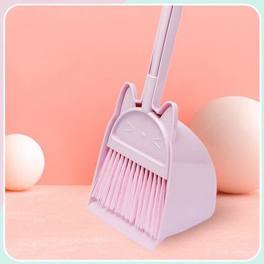OU Lanyue Kinderbesen Set für Schulgeschenke für Baby Play House Feving Toys Mini Besen rosa