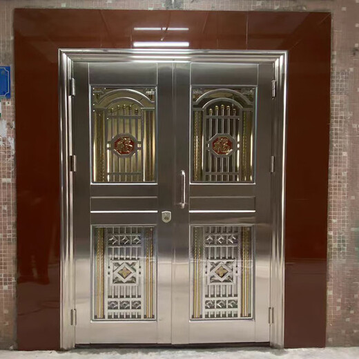 JRB家瑞堡双开大门入户门进户门别墅防盗门阳台农村自建房家用不锈钢大门 双开门款式5