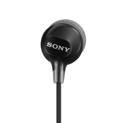 Sony (SONY) MDR-EX15LP wired headphones in-ear 3.5mm interface universal music listening headphones for mobile phones and computers, black