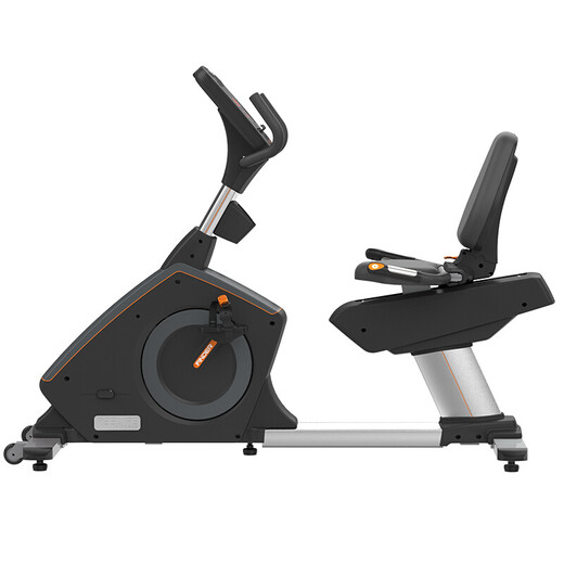 REELIFE self-generated commercial horizontal exercise bike, recumbent magnetically controlled power bicycle fitness equipment R300