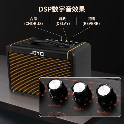JOYO Guitar Singing Speaker AC40S Outdoor Roadshow Indoor Live Broadcast Internal Recording of Karaoke Charging Bluetooth Speaker AC-40S+JW-03 Musical Instrument Wireless Connector
