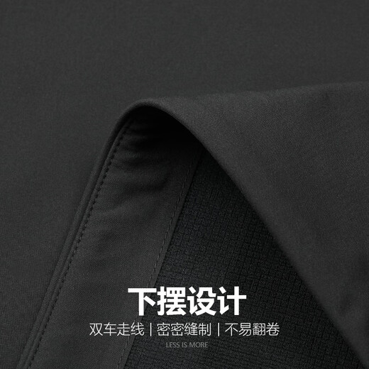 利郎轻时尚男装【远红外2.0】风衣男连帽暖阳绒双门襟防风通勤外套 黑色 XL (175)