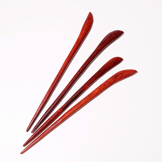 Keyou official style hairpin hairpin wooden hairpin plain hairpin sandalwood hairpin bun hair summer hair straight style